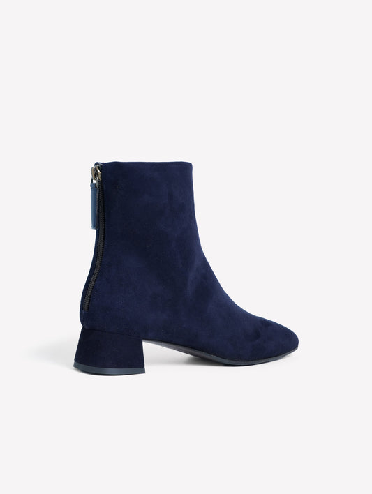 STIVALETTO IN CAMOSCIO NAVY CON TACCO MEDIO QUADRATO ADDISON - Blu navy | Roberto Festa