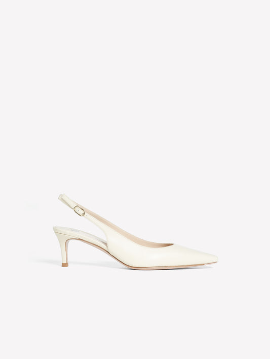 SLINGBACK IN NAPPA CREAM ADISA - Beige | Roberto Festa