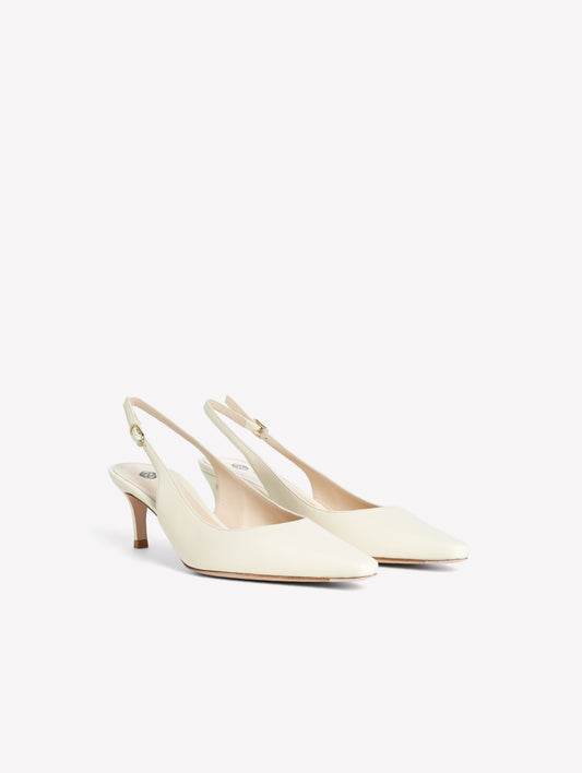 SLINGBACK IN NAPPA CREAM ADISA - Beige | Roberto Festa