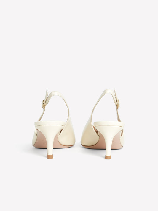 SLINGBACK IN NAPPA CREAM ADISA - Beige | Roberto Festa