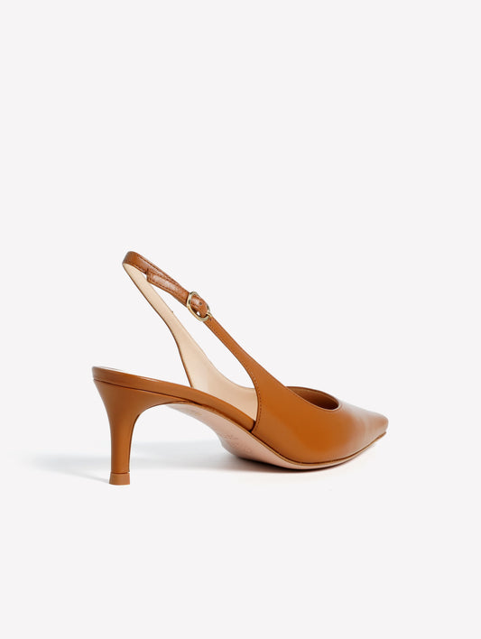 SLINGBACK IN NAPPA CUOIO ADISA - Marrone | Roberto Festa
