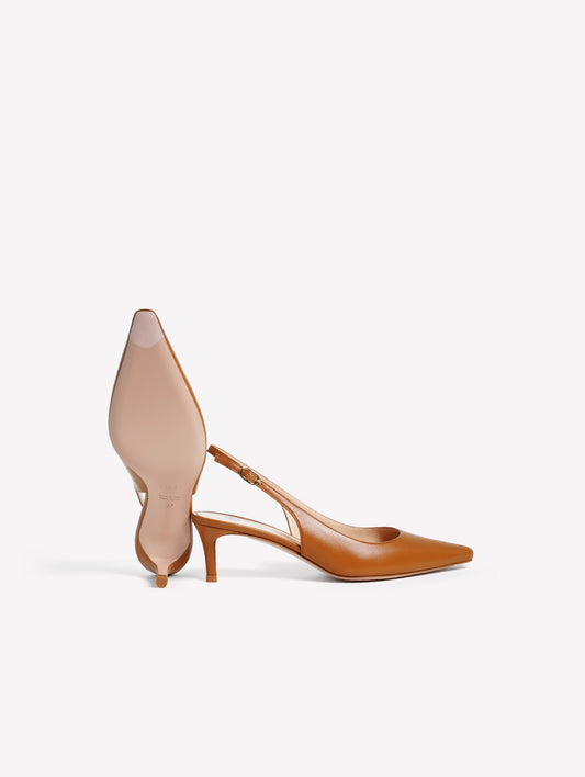 SLINGBACK IN NAPPA CUOIO ADISA - Marrone | Roberto Festa