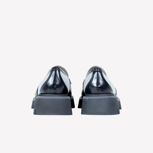 WOOL FABRIC LOAFER ALIAH - Grigio | Roberto Festa