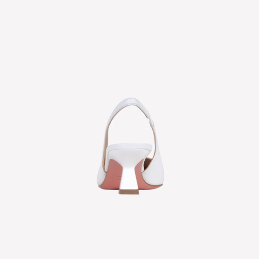 slingback in nappa bianco arabel - Bianco | Roberto Festa