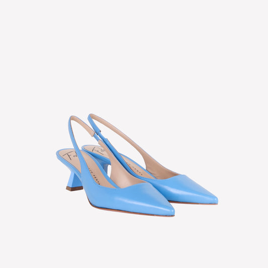 slingback in nappa sky arabel - Azzurro | Roberto Festa