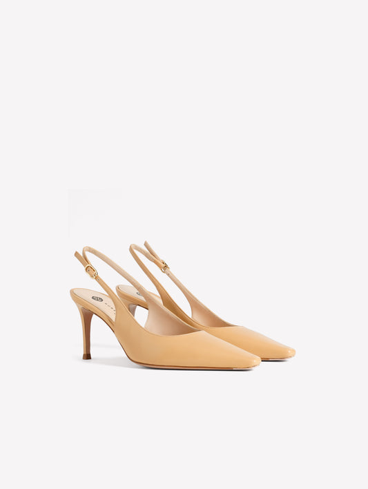 SLINGBACK IN NAPPA COLOR CREMA CON TACCO MEDIO ATLANTE - Spring Summer Preview | Roberto Festa