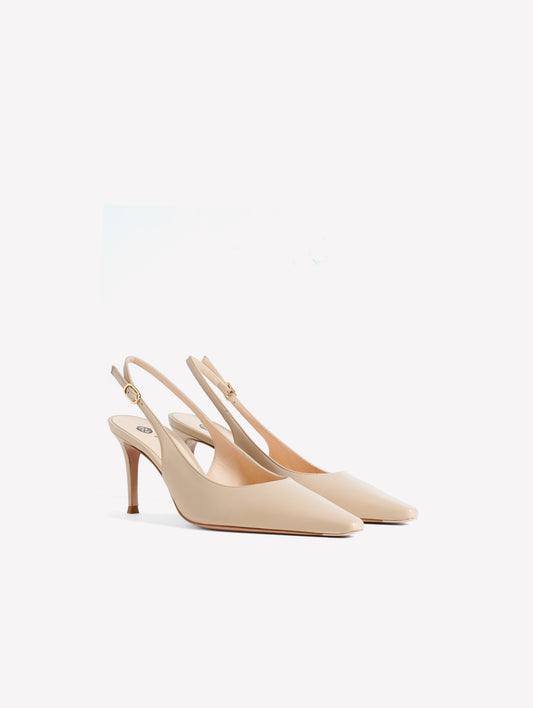SLINGBACK IN NAPPA COLOR NUDE CON TACCO MEDIO ATLANTE - Spring Summer Preview | Roberto Festa