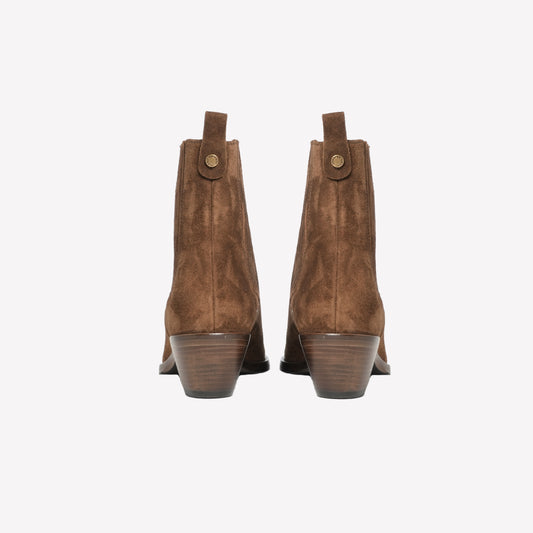 CAMPEROS IN BROWN SUEDE AUREA - Marrone | Roberto Festa