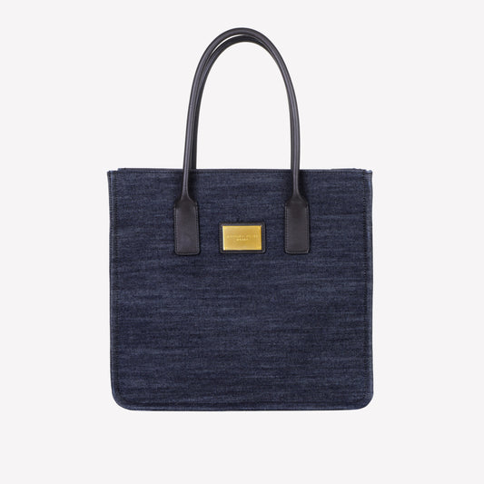 shoulder bag in denim jeans bruna - Blue | Roberto Festa
