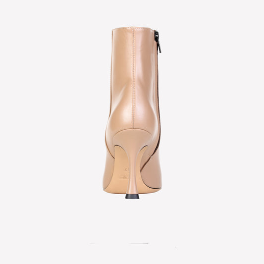 CELESTE NUDE ANKLE BOOT WITH BLACK TOE - Nude | Roberto Festa