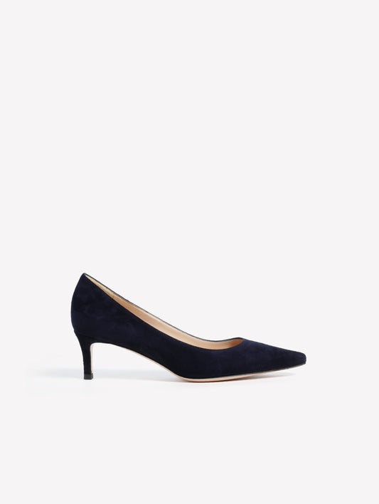 BLU NAVY SUEDE DECOLLETE’ CERERE - Products | Roberto Festa