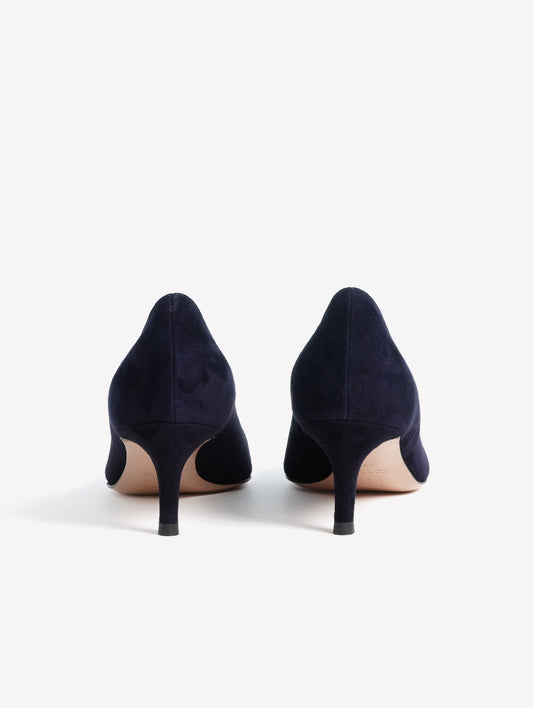 BLU NAVY SUEDE DECOLLETE’ CERERE - Navy blue | Roberto Festa
