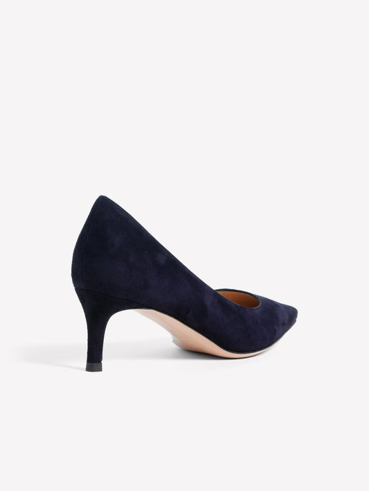 BLU NAVY SUEDE DECOLLETE’ CERERE - Navy blue | Roberto Festa