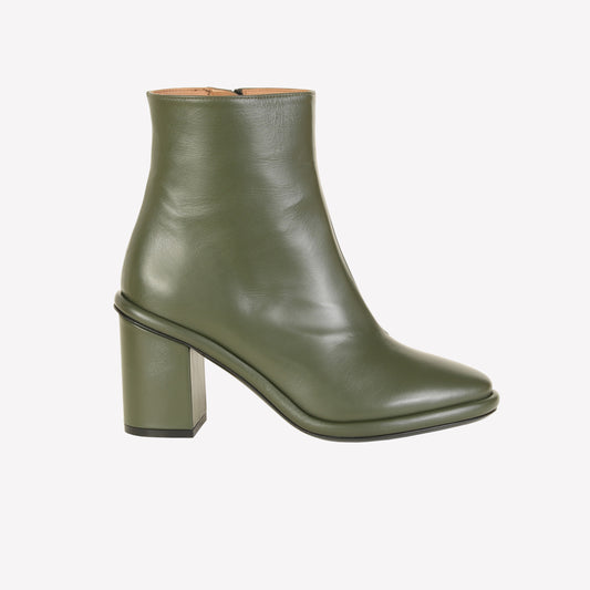COMMY ANKLE BOOT IN ARMY GREEN NAPPA MILITY - City Hunter | Roberto Festa