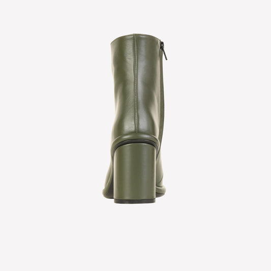 COMMY ANKLE BOOT IN ARMY GREEN NAPPA MILITY - Verde | Roberto Festa