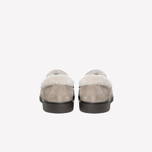 TAUPE SUEDE LOAFER DANESA - Marrone | Roberto Festa