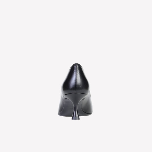 DAVINA DECOLLETE IN BLACK CALF WITH ACCESSORY COATED - Nero | Roberto Festa