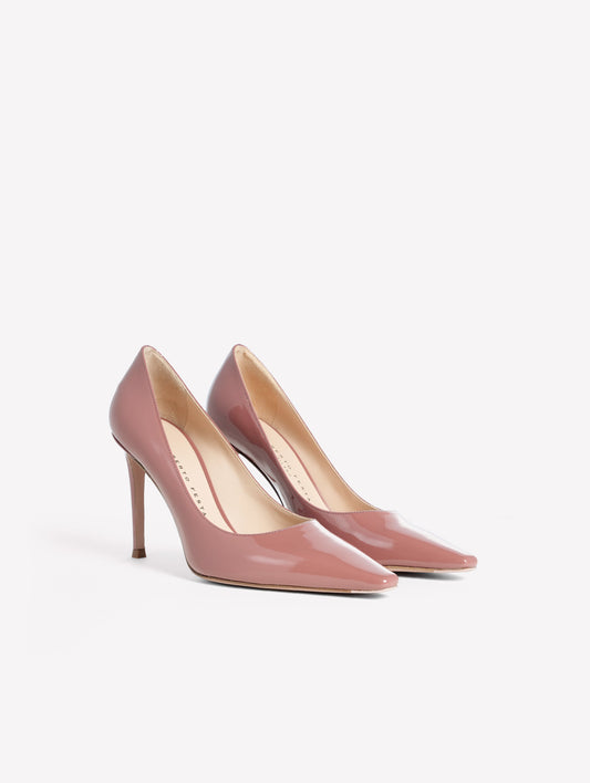 PHARD PATENT LEATHER PUMPS WITH HIGH HEELS ELAIS - Products | Roberto Festa