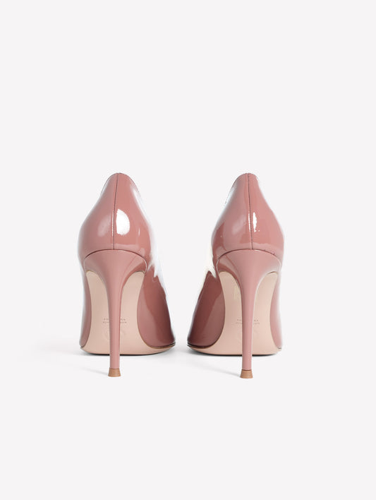 PHARD PATENT LEATHER PUMPS WITH HIGH HEELS ELAIS - Pink | Roberto Festa