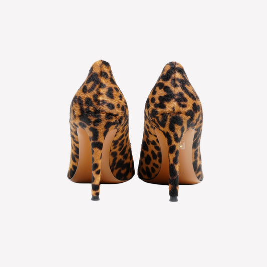 JAGUAR PRINT PONY SKIN PUMP WITH HIGH HEEL ELAIS - Leopardato | Roberto Festa