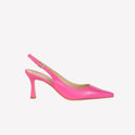 SLINGBACK IN BARBIE NAPPA LEATHER FRANS