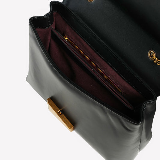 BLACK CALF BRIEFCASE ISOLDE - Nero | Roberto Festa