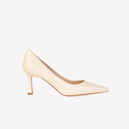 DECOLLETE IN OFFWHITE NAPPA LEATHER KATE - Bridal Shoes | Roberto Festa