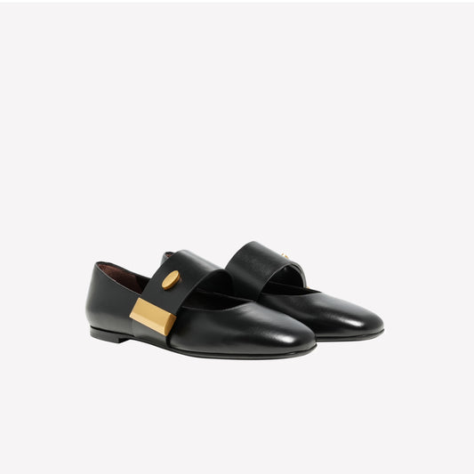 BLACK CALFSKIN BALLERINA KELLYS - Nuovi Arrivi | Roberto Festa