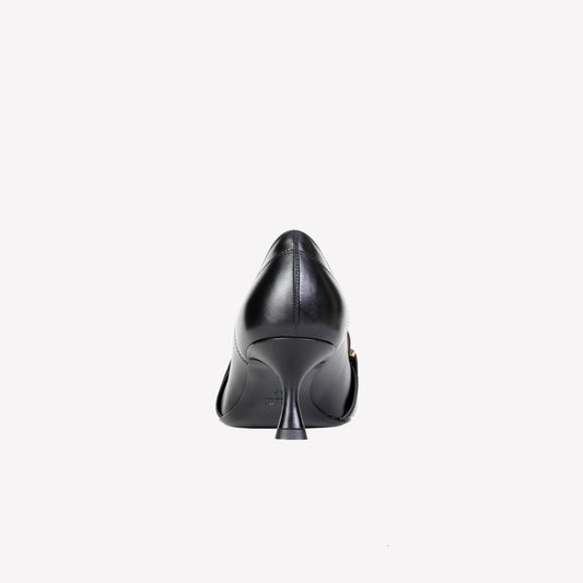 KESY HORSEBIT LOAFER IN BLACK CALFSKIN - Nero | Roberto Festa