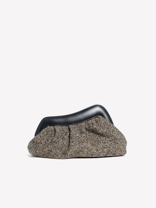 POUCH IN TWEED GRIGIO NAYARA - Grigio | Roberto Festa