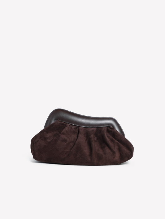 POUCH IN CAMOSCIO TESTA DI MORO NAYARA - Marrone | Roberto Festa