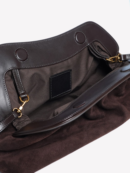 POUCH IN CAMOSCIO TESTA DI MORO NAYARA - Marrone | Roberto Festa