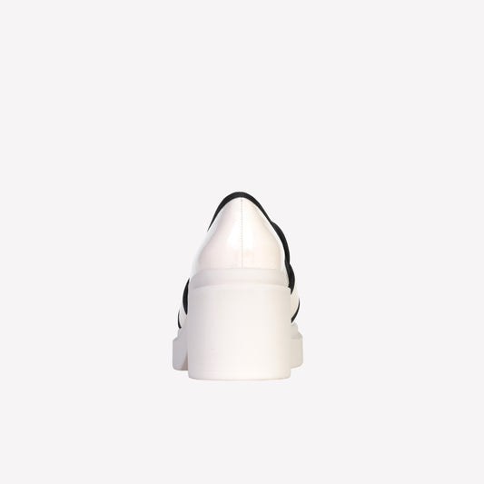 PERCY LOAFER IN CREAM PATENT - Bianco | Roberto Festa