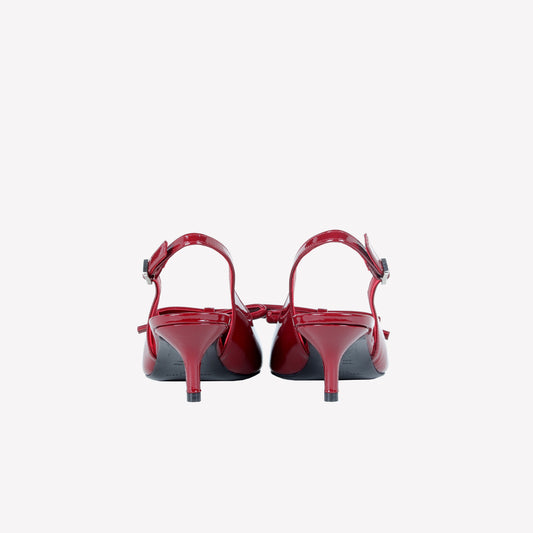 SLINGBACK IN VERNICE ROSSA CON FIOCCHETTO SENYA – Roberto Festa