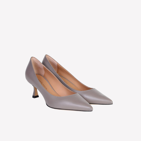 TORTUGA PUMP IN STONE GREY CALF - Women&#39;s Shoes: Elegant Footwear | Official Site
