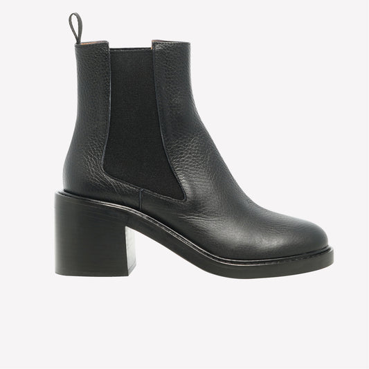 STIVALETTO BEATLE IN VITELLO NERO SALLY - City Hunter | Roberto Festa
