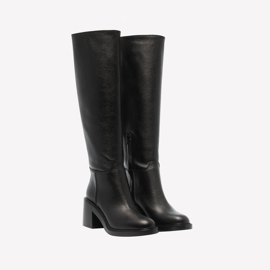 TANNERY BOOT IN BLACK TUMBLED CALF -  New arrivals | Roberto Festa