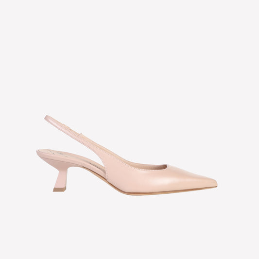 slingback in nappa skin arabel - Beige | Roberto Festa