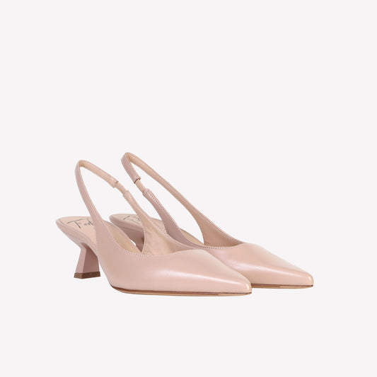 slingback in nappa skin arabel - Beige | Roberto Festa