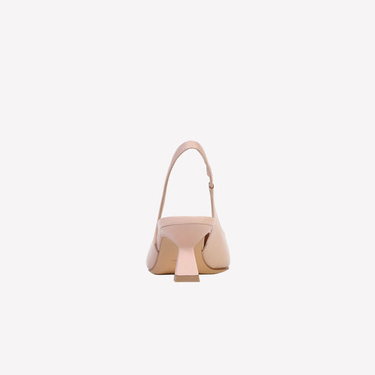 slingback in nappa skin arabel - Beige | Roberto Festa