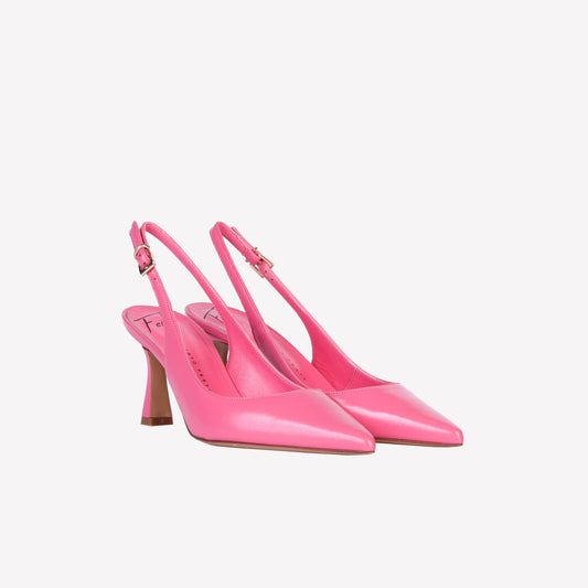 Frans slingback pumps in katrin nappa leather  - Shoes | Roberto Festa