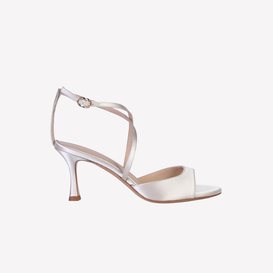Xose silk pearl sandals - Bridal Shoes | Roberto Festa