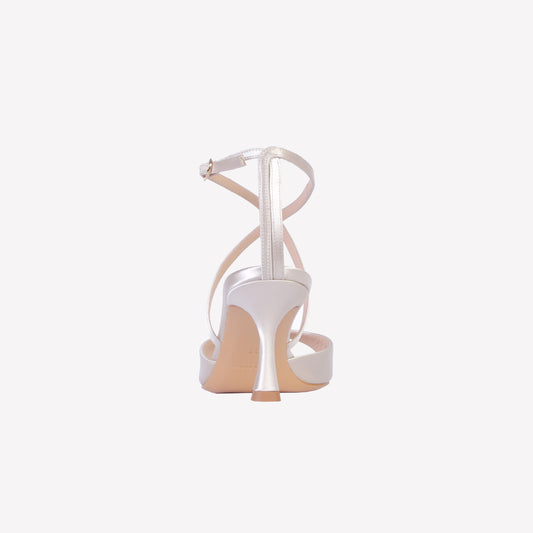 Xose silk pearl sandals - Bianco | Roberto Festa